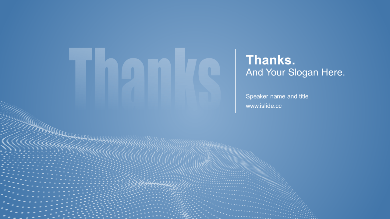 蓝色创意简约风格年度工作总结报告PPT素材