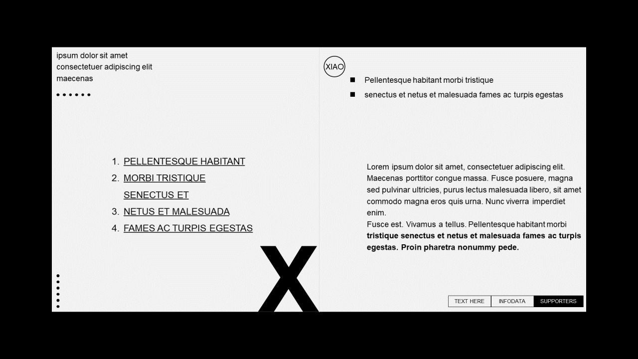 黑色简约风企业年终汇报工作总结报告PPT模板