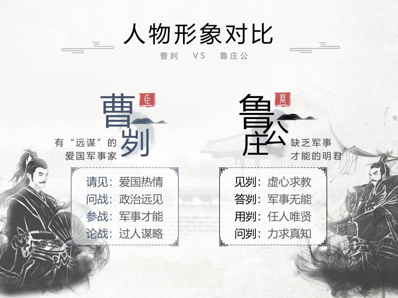 白色简约春秋历史文学鉴赏培训课件PPT素材下载