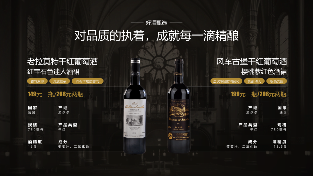 红色商务酒类新品上市发布会方案PPT素材