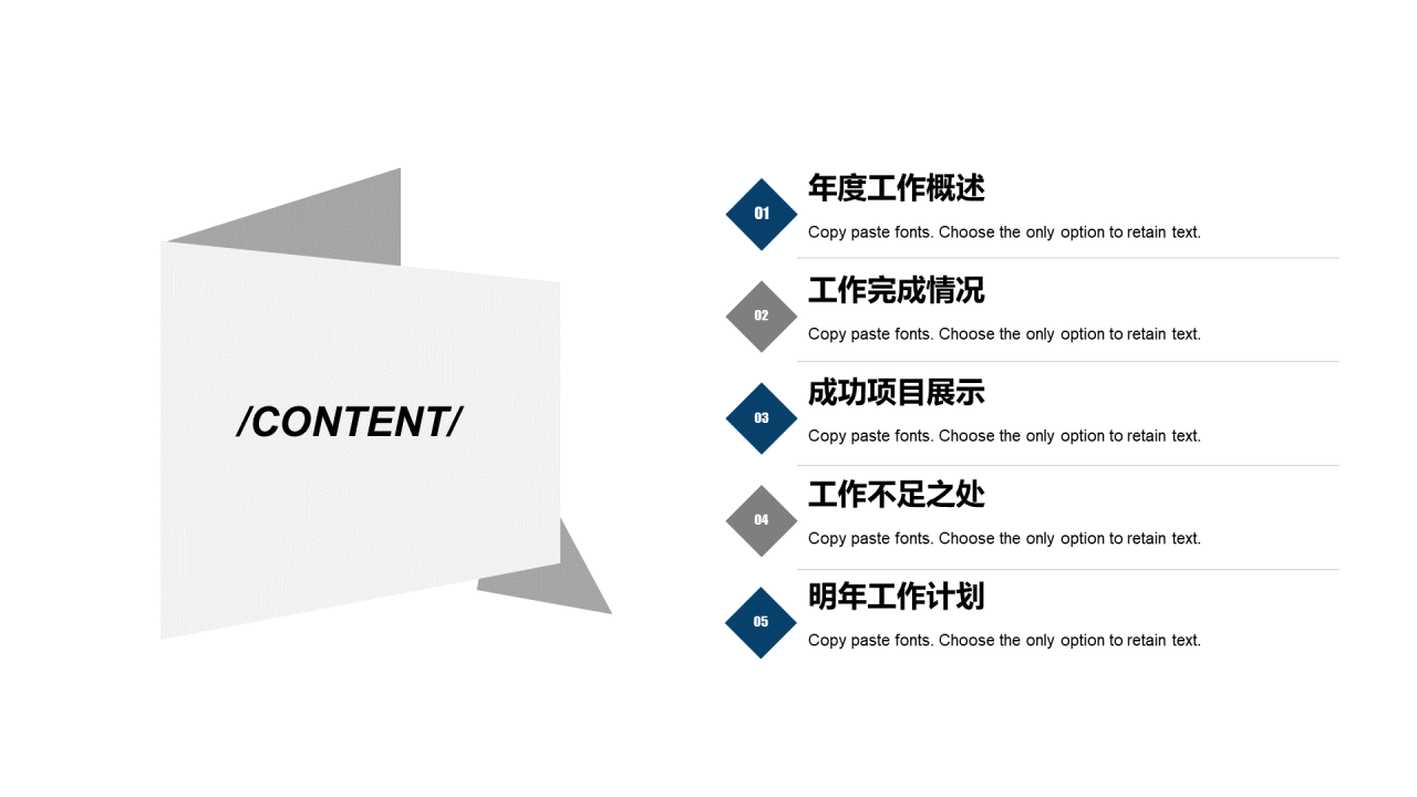 绿色渐变商务风年度总结项目分析报告PPT模板下载