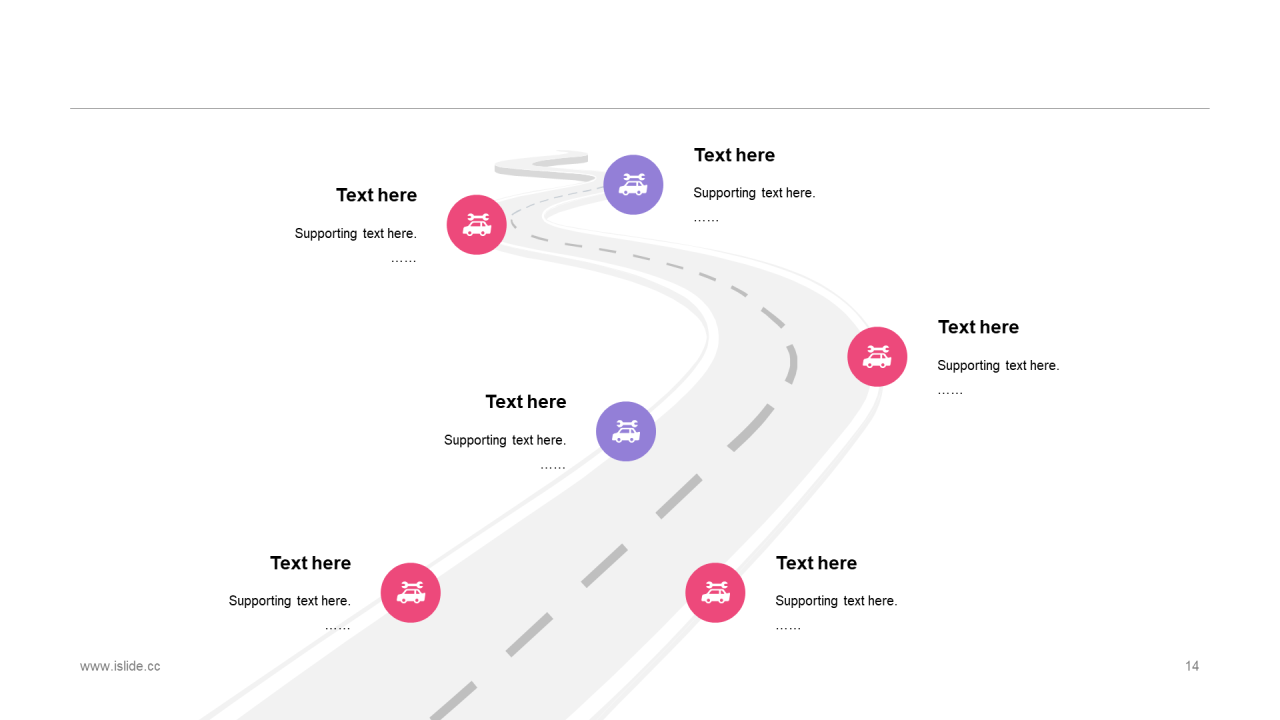 多色插画教育培训培训课件PPT案例