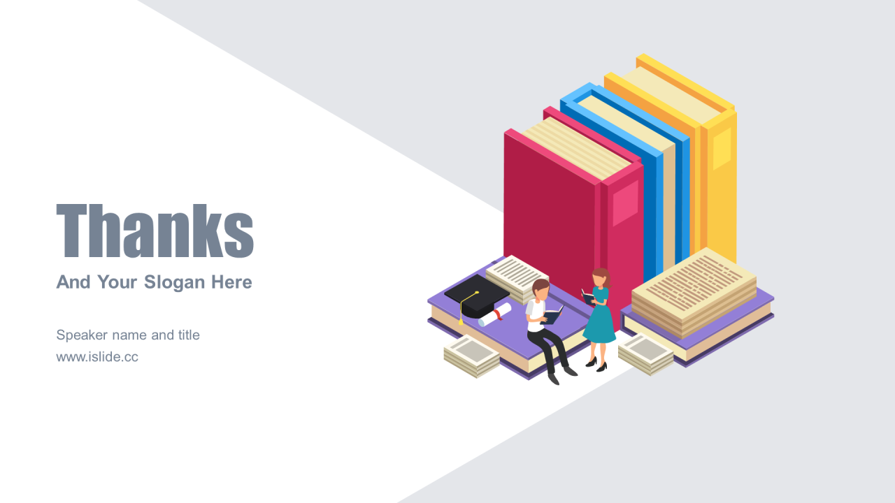 多色插画教育培训培训课件PPT案例