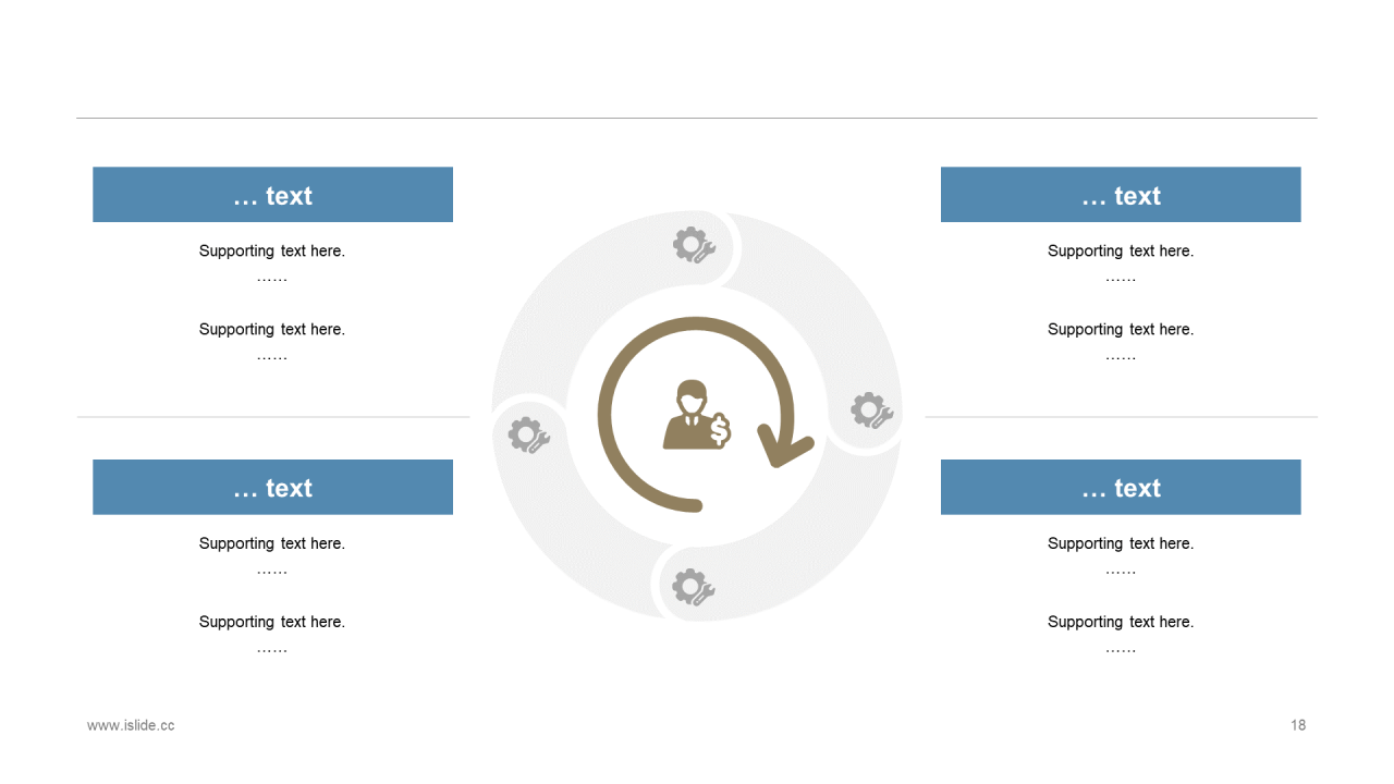 黑色商务风年度工作总结汇报PPT素材下载