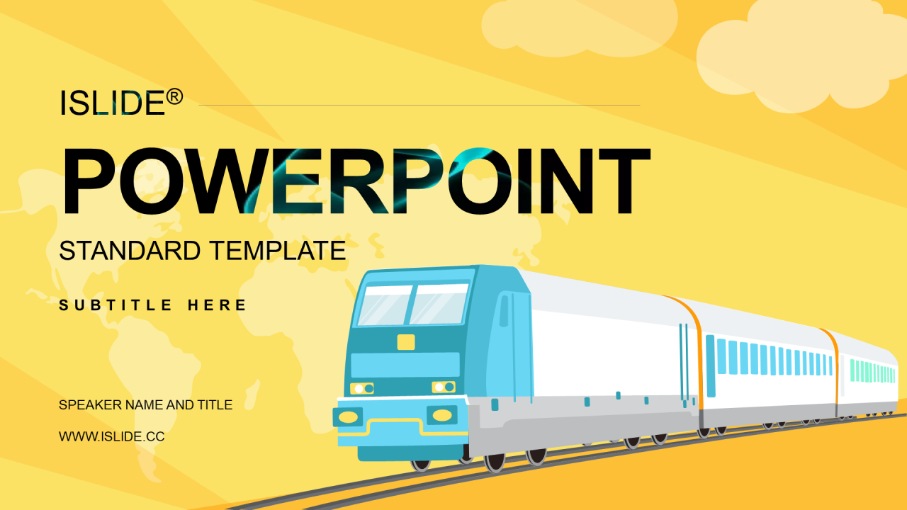 黄色插画物流快递工作总结PPT案例