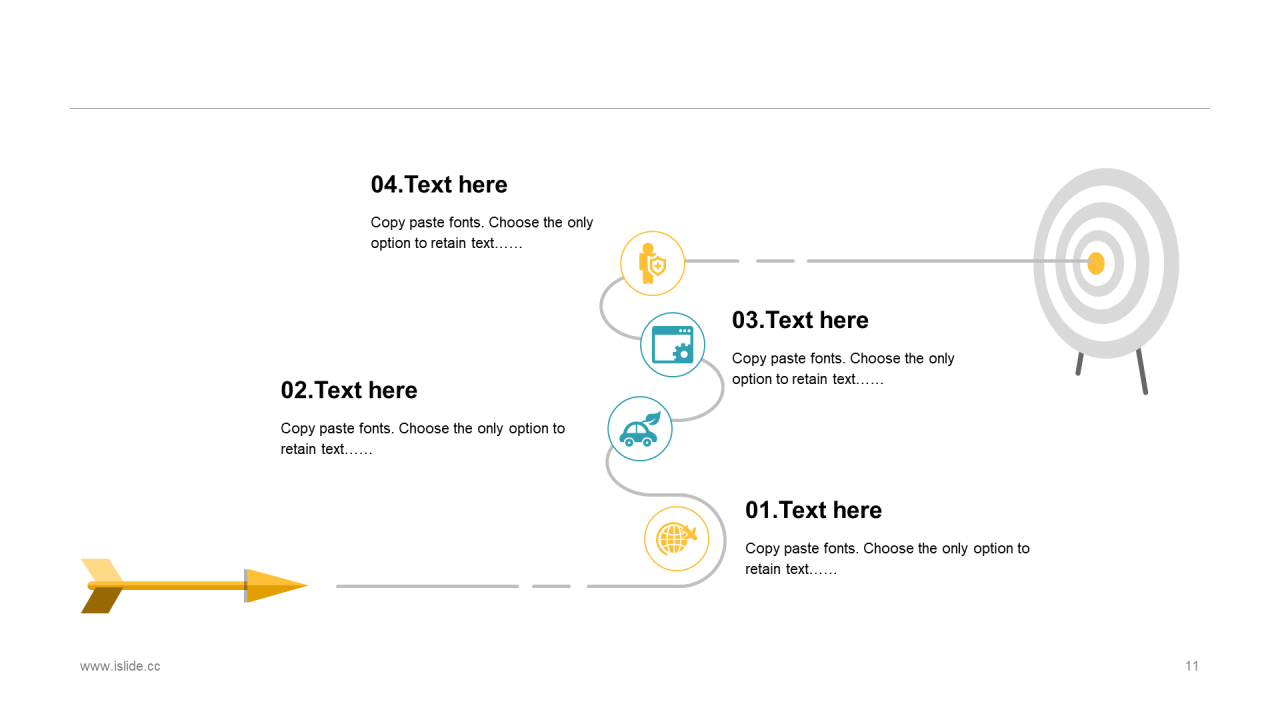 黄色插画物流快递工作总结PPT案例