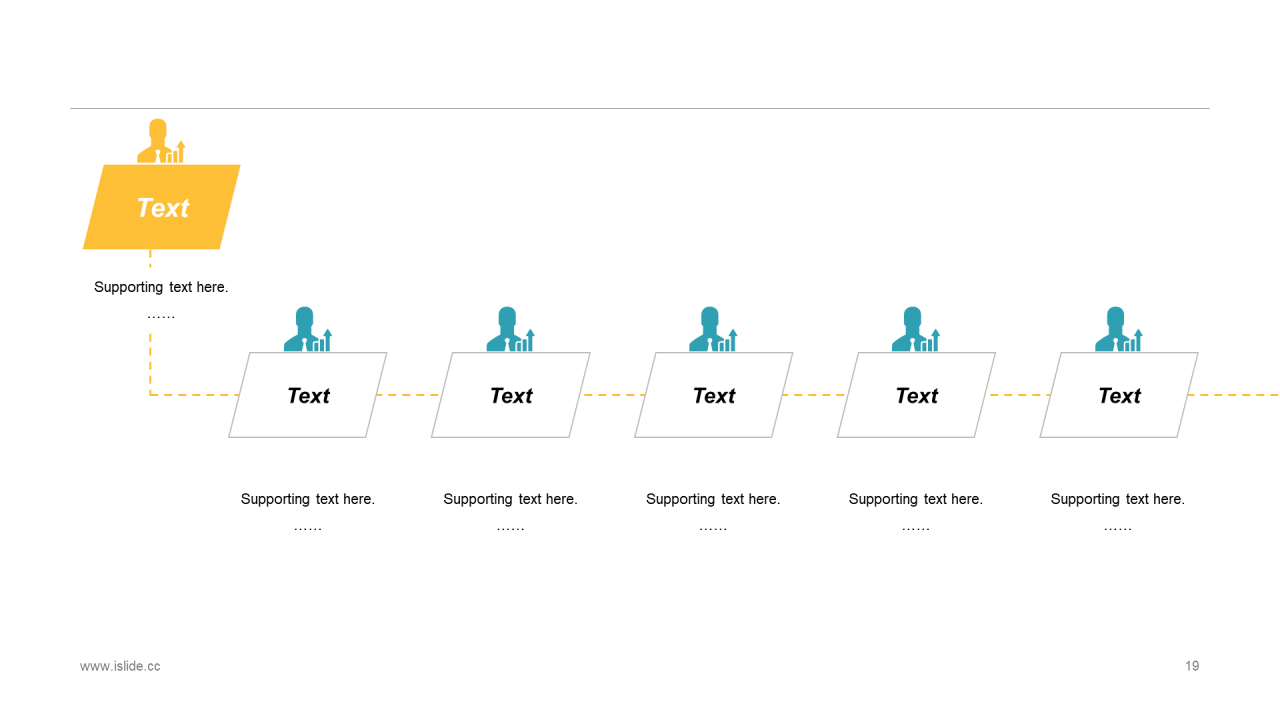 黄色插画物流快递工作总结PPT案例