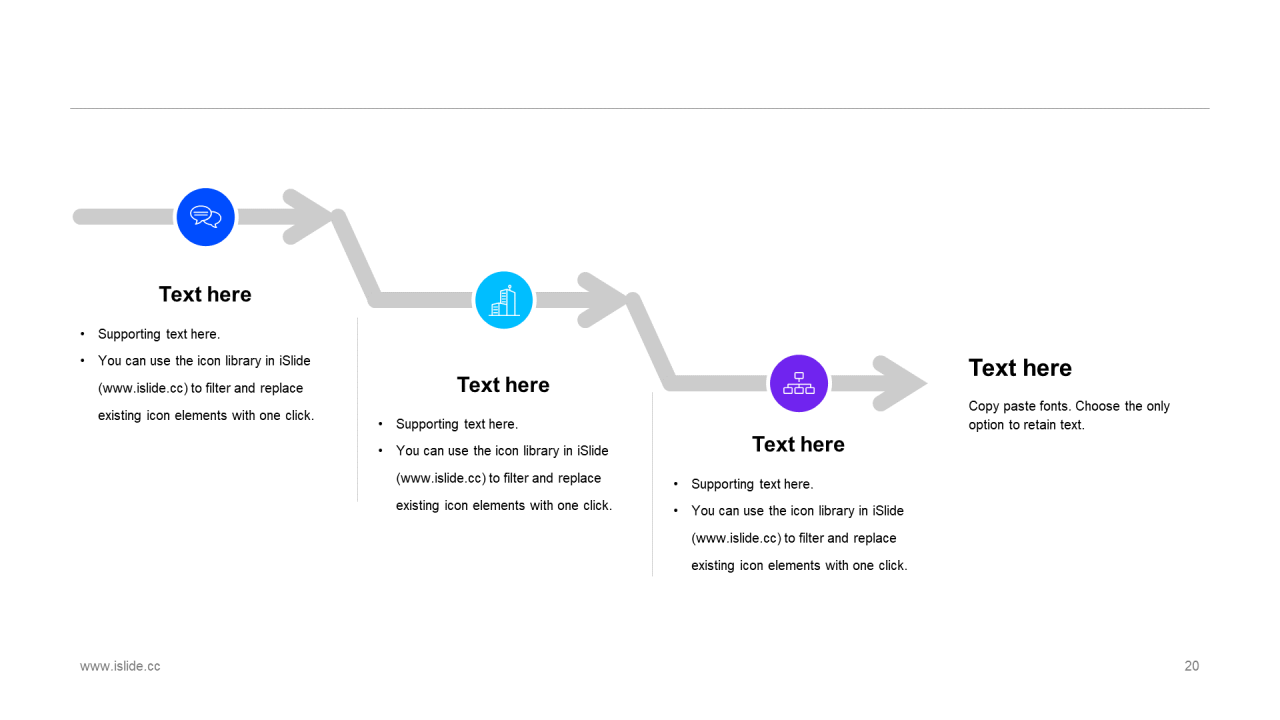 紫色渐变商务几何风年度工作总结PPT模板