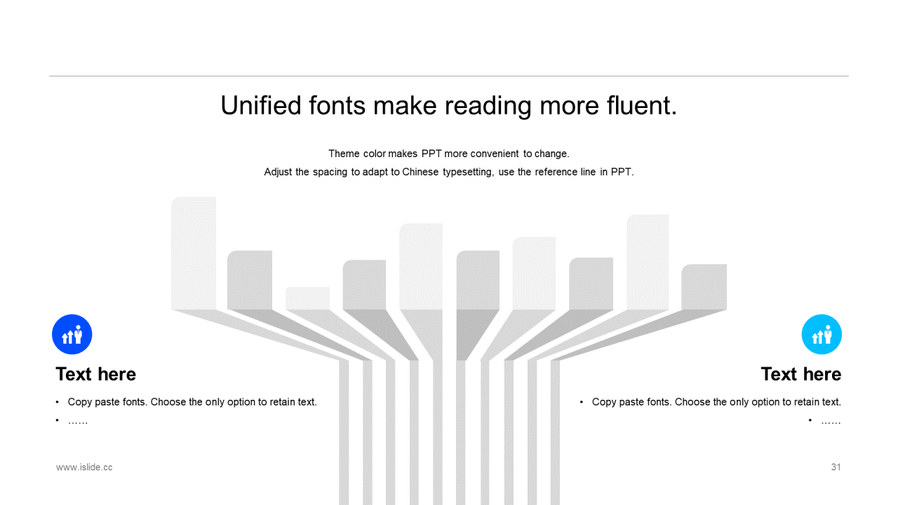 紫色渐变商务几何风年度工作总结PPT模板