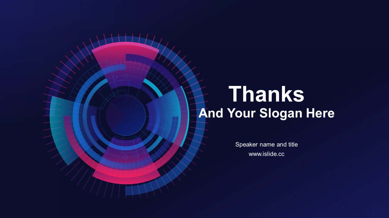 多色科技智能公司年度工作总结汇报PPT模板