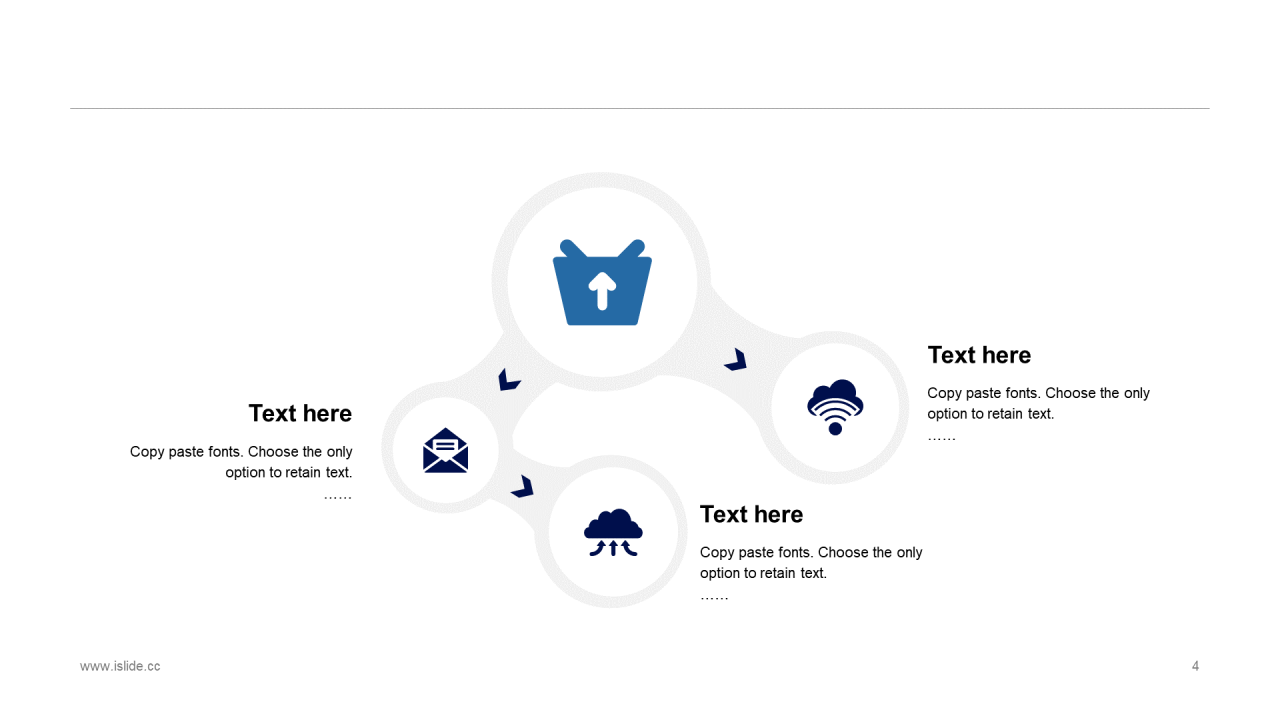 蓝色科技智能互联网通讯商业计划书PPT案例