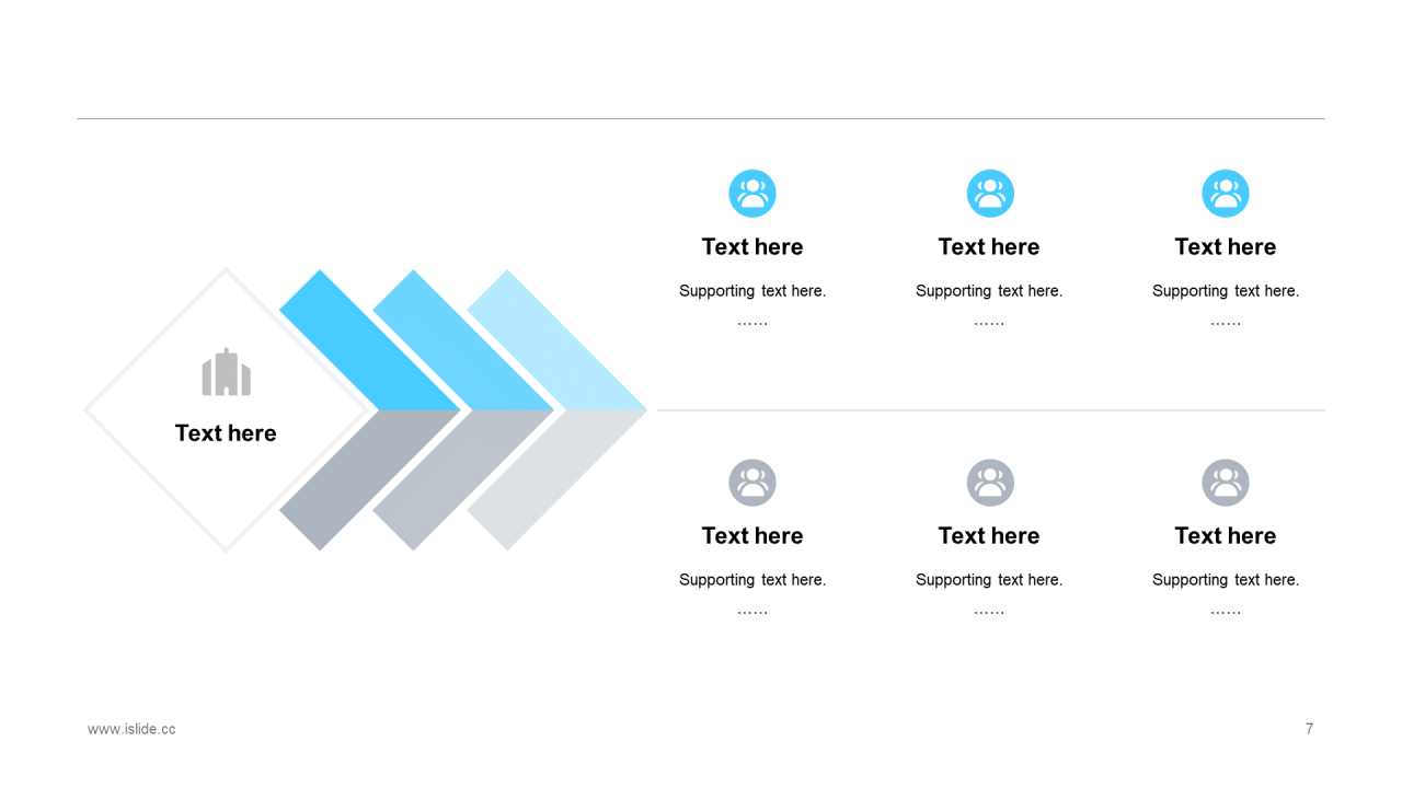 蓝色插画工作总结培训课件PPT案例