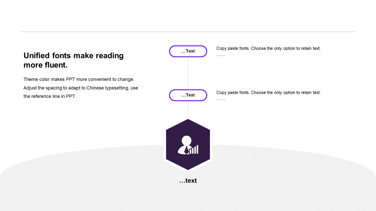 蓝色插画风年终工作总结PPT模板