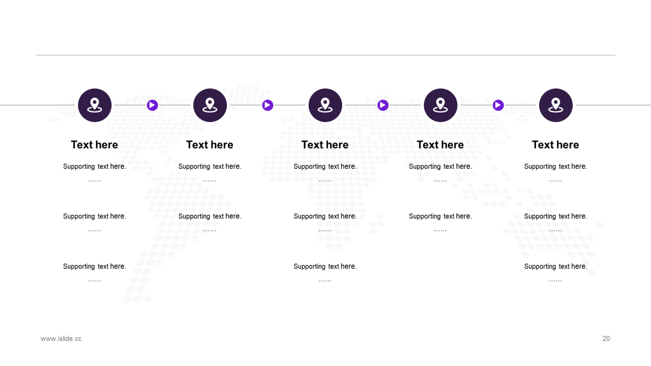 蓝色插画风年终工作总结PPT模板