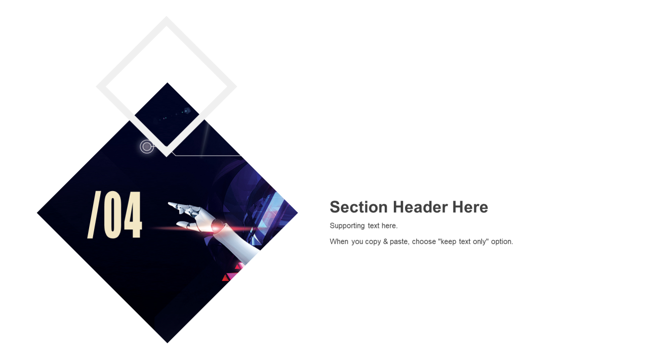 蓝色科技智能产品市场营销策划分析PPT素材