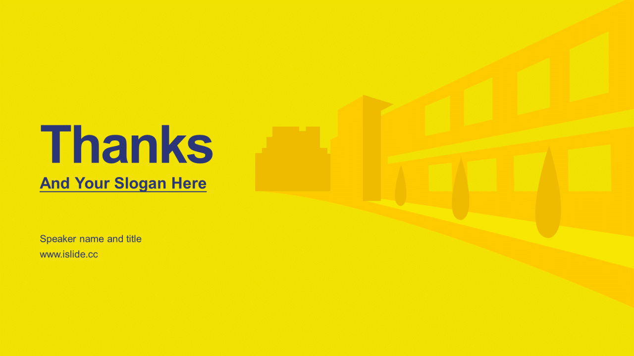 黄色插画工作总结毕业答辩PPT案例