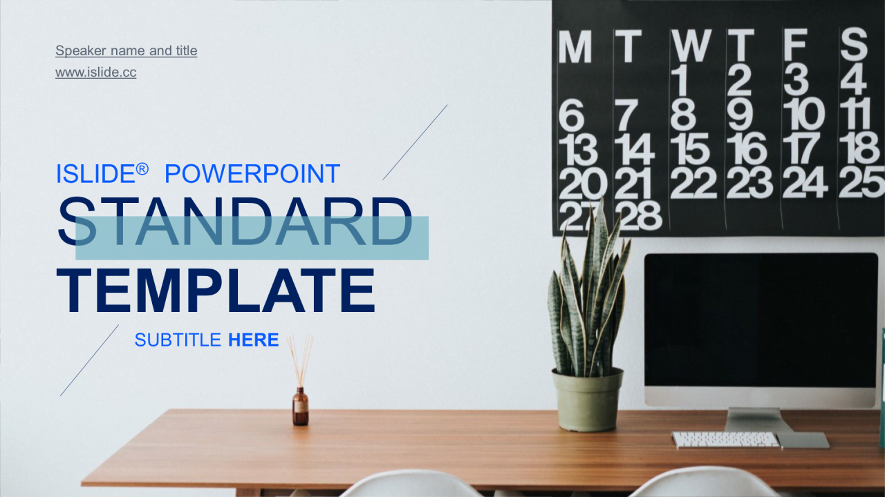 商务简约风PPT主题通用模板