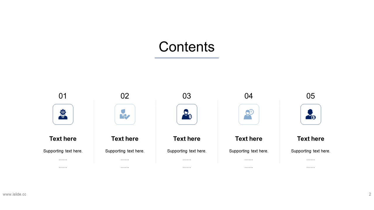 商务简约风PPT主题通用模板