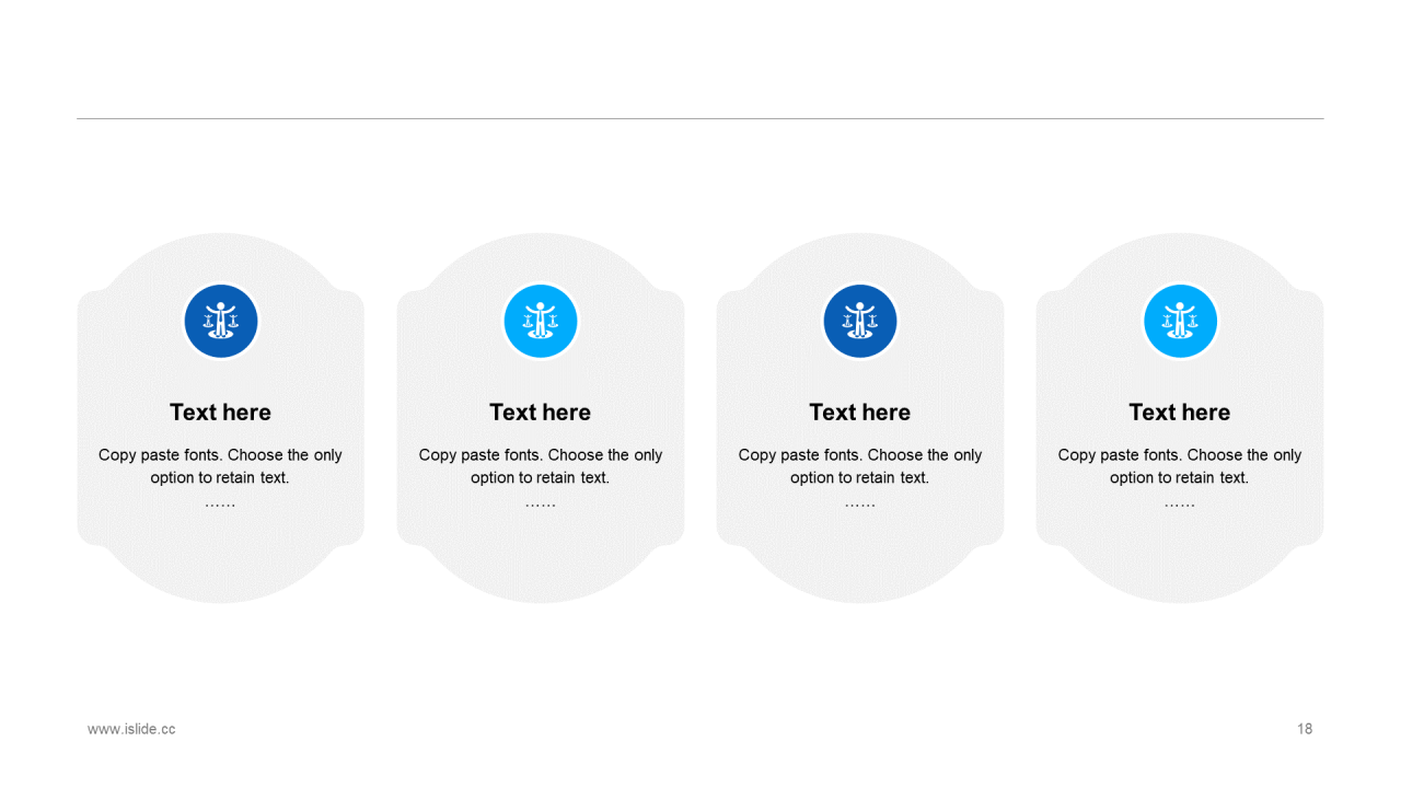 蓝色创意科技智能工作总结PPT案例