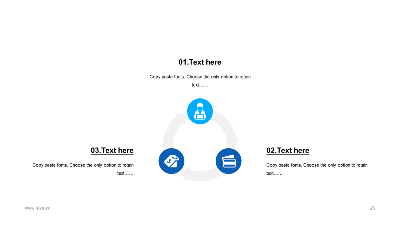 蓝色创意科技智能工作总结PPT案例