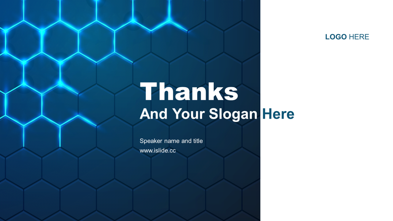 蓝色创意科技智能工作总结PPT案例