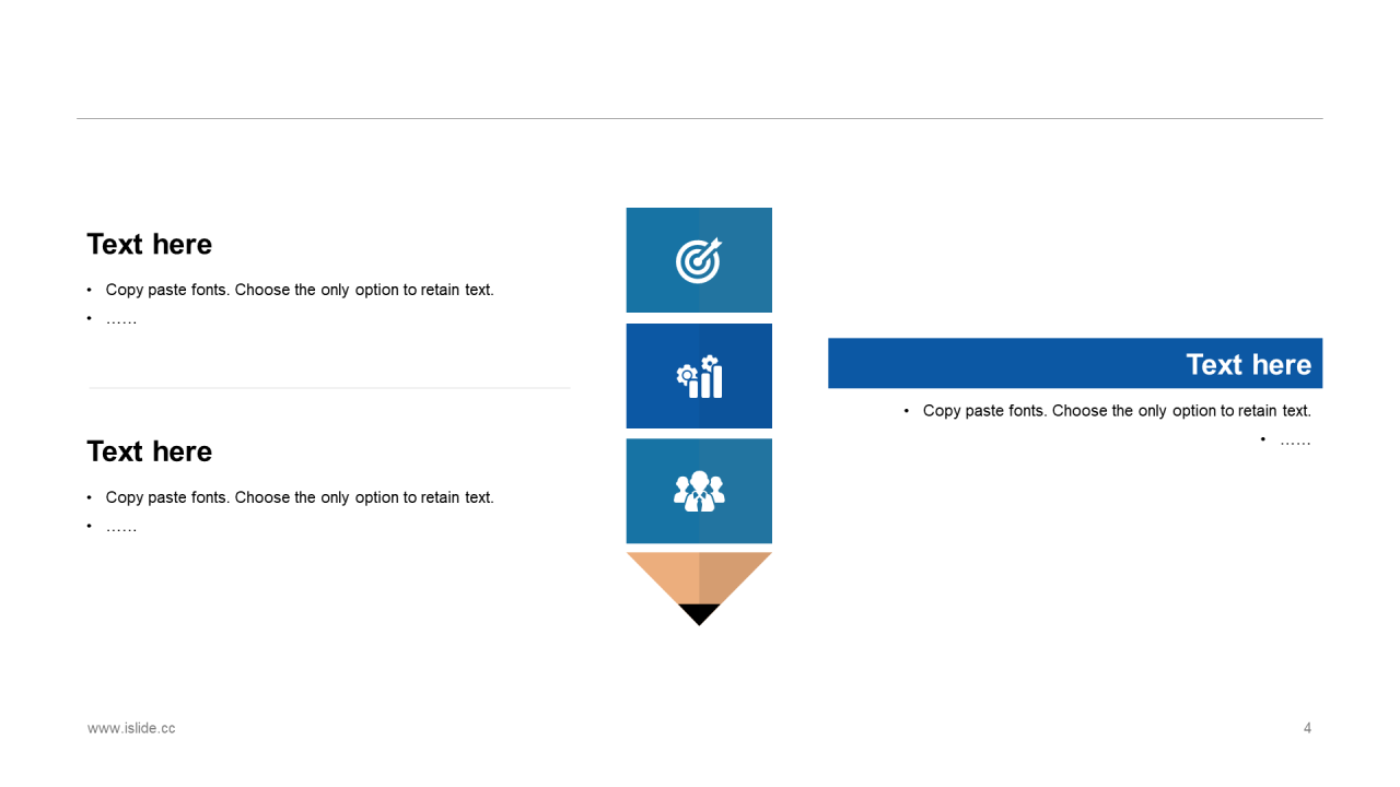 精美蓝色个性扁平化插画工作汇报PPT素材