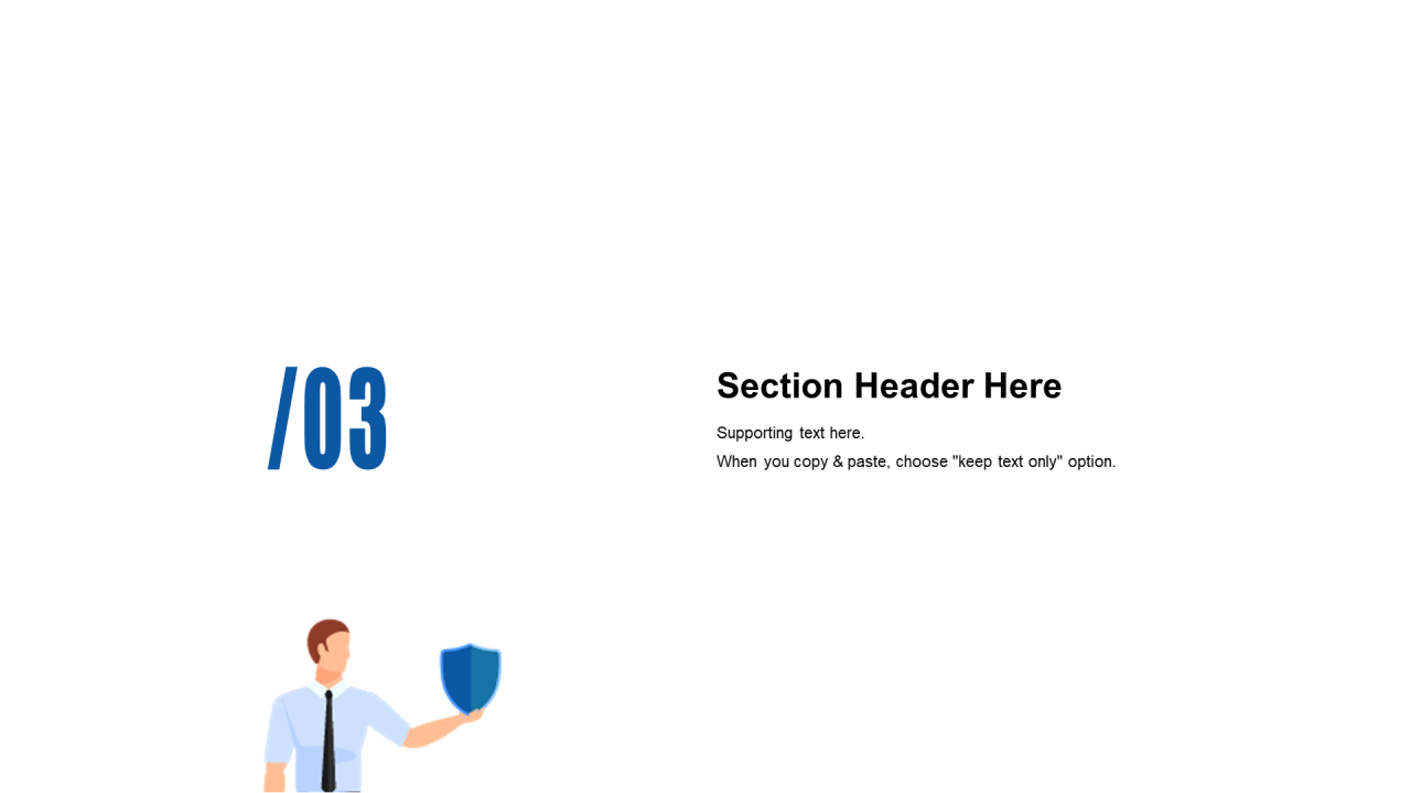 精美蓝色个性扁平化插画工作汇报PPT素材