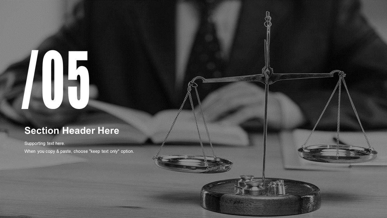 灰色创意法律法规工作总结PPT案例