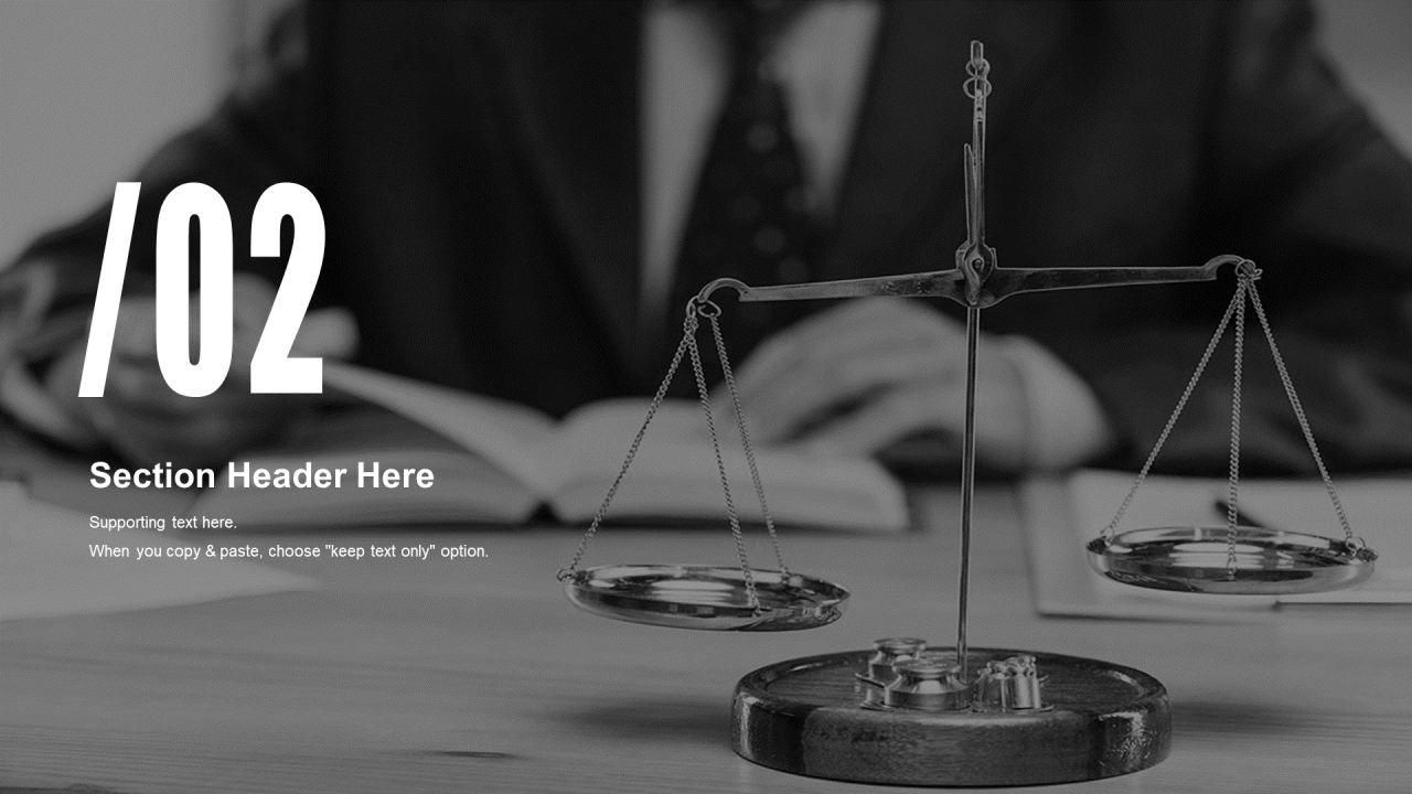 灰色创意法律法规工作总结PPT案例