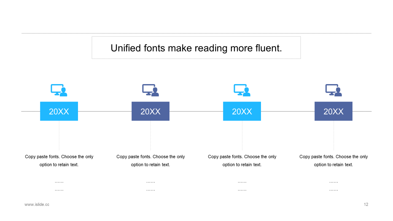蓝色插画风商务年初计划汇报工作总结PPT模板下载