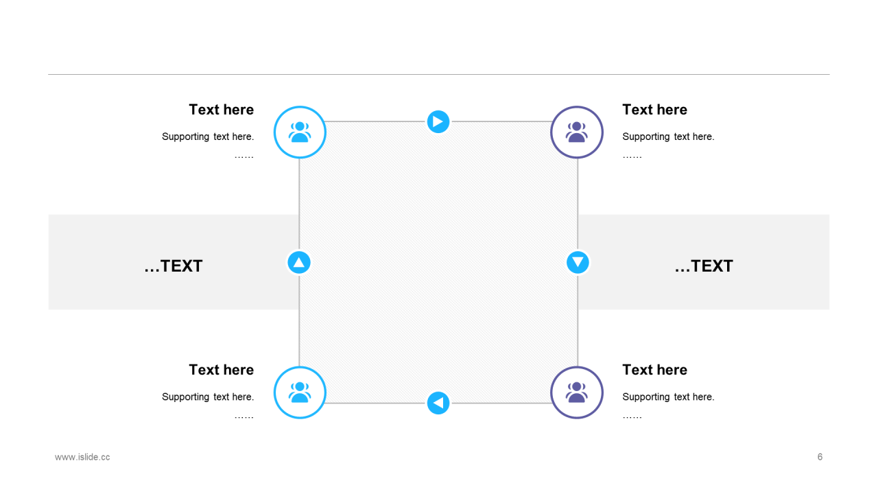 蓝色插画风商务年初计划汇报工作总结PPT模板下载