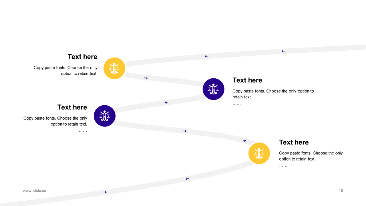 蓝色插画创意简约工作总结PPT案例