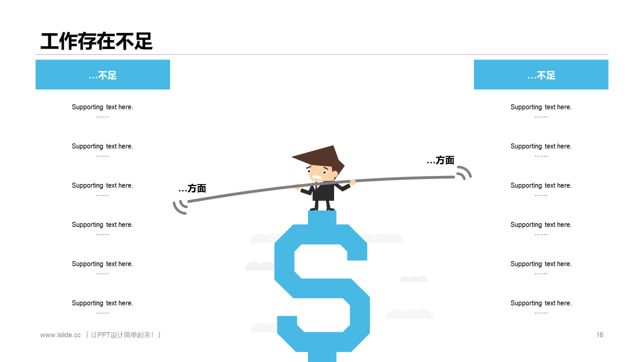 蓝色渐变简约年终公司总结新年计划PPT模板