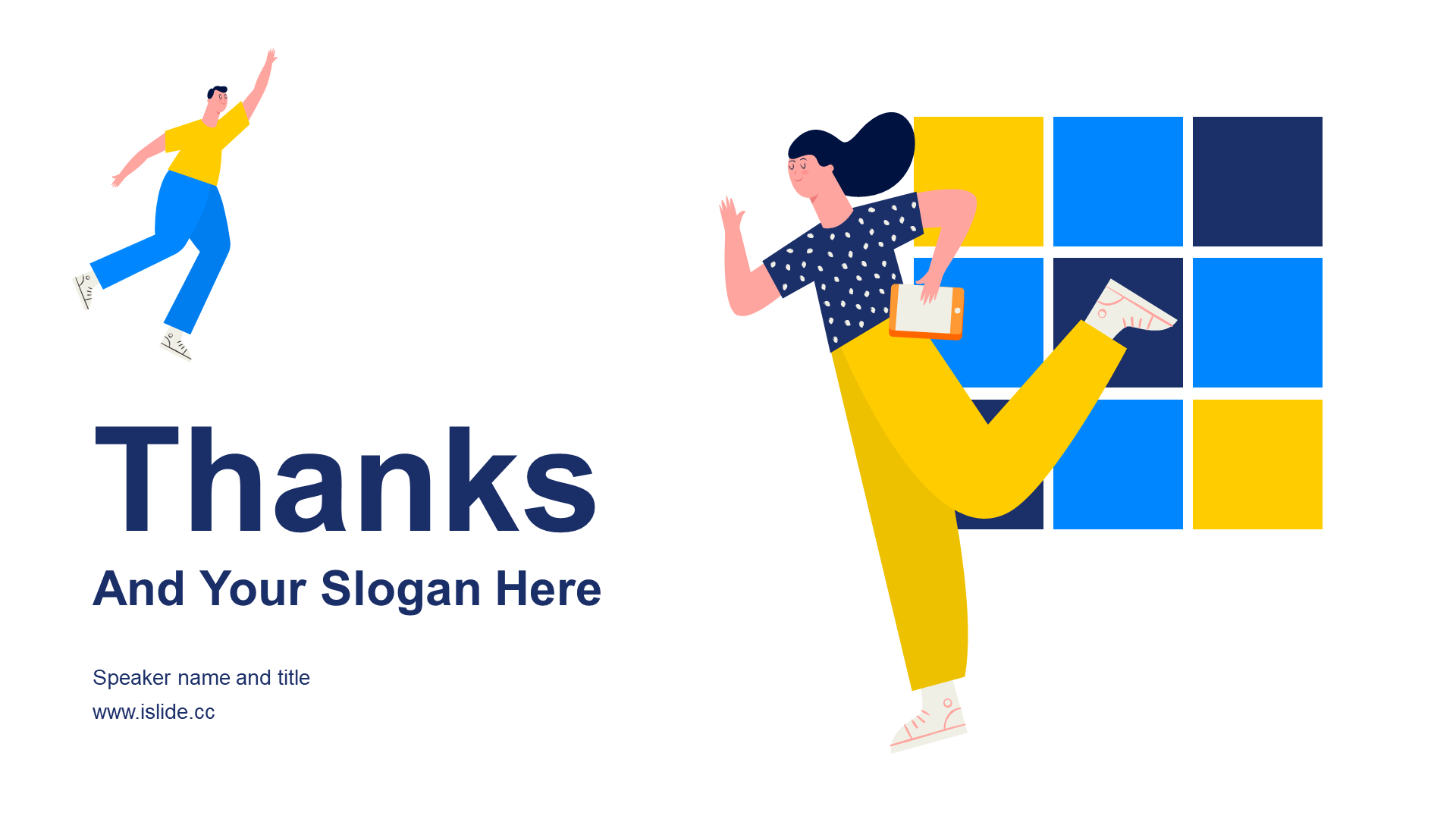 Multi-color illustration style graduation thesis defense opening report PPT template