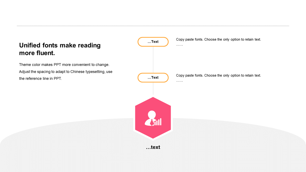 橘色插画创意商务汇报年度工作总结PPT模板