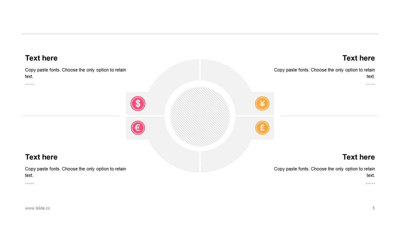 橘色插画创意商务汇报年度工作总结PPT模板