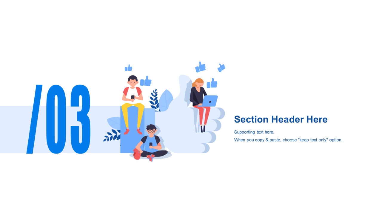 蓝色插画竞聘述职市场营销PPT案例