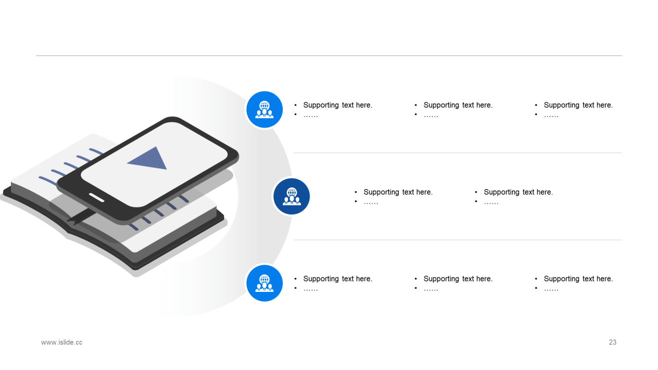 蓝色插画竞聘述职市场营销PPT案例