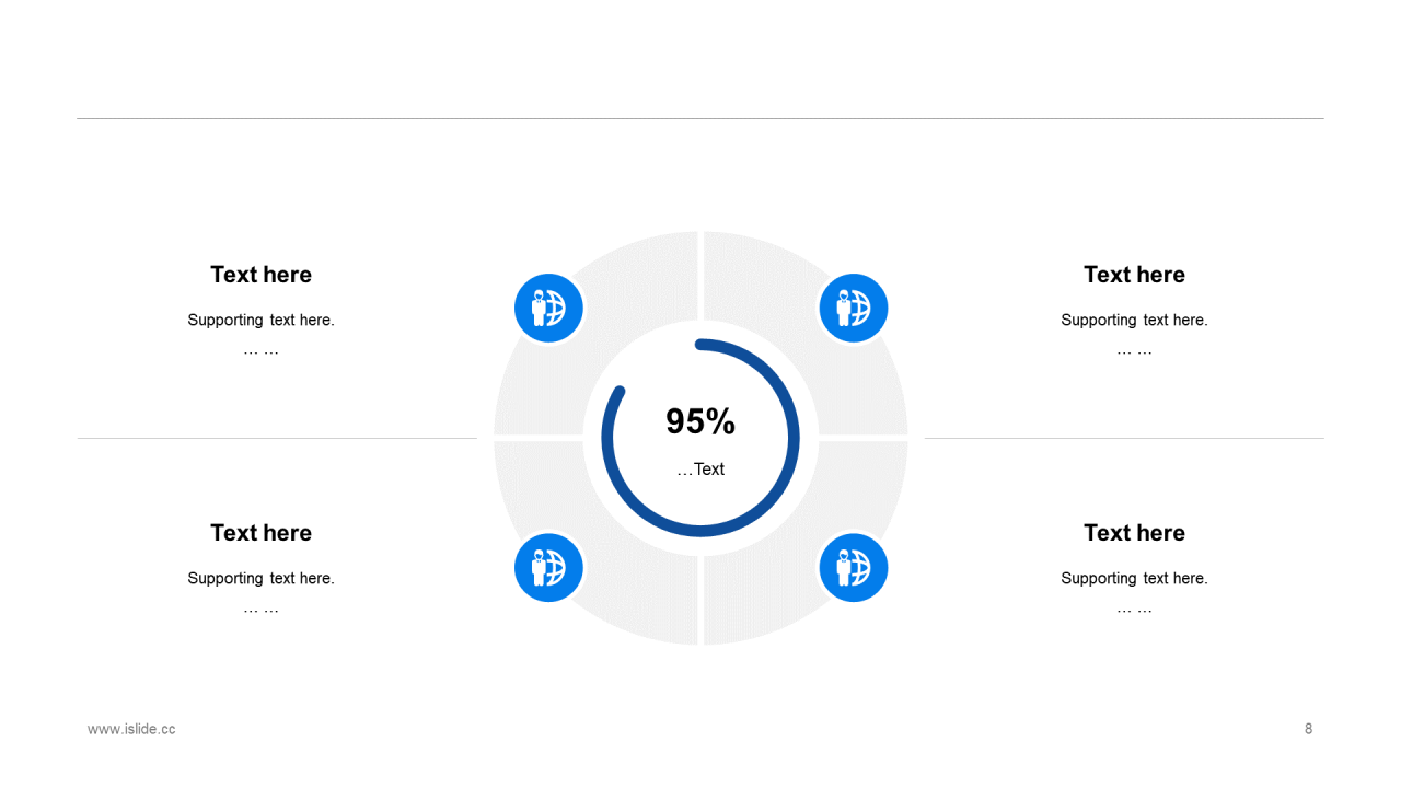 蓝色插画竞聘述职市场营销PPT案例