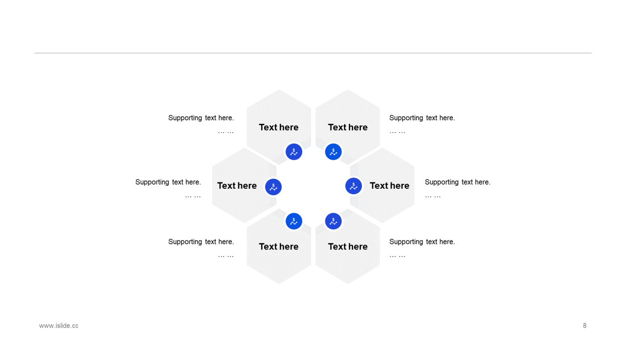 蓝色插画工作总结市场营销PPT案例
