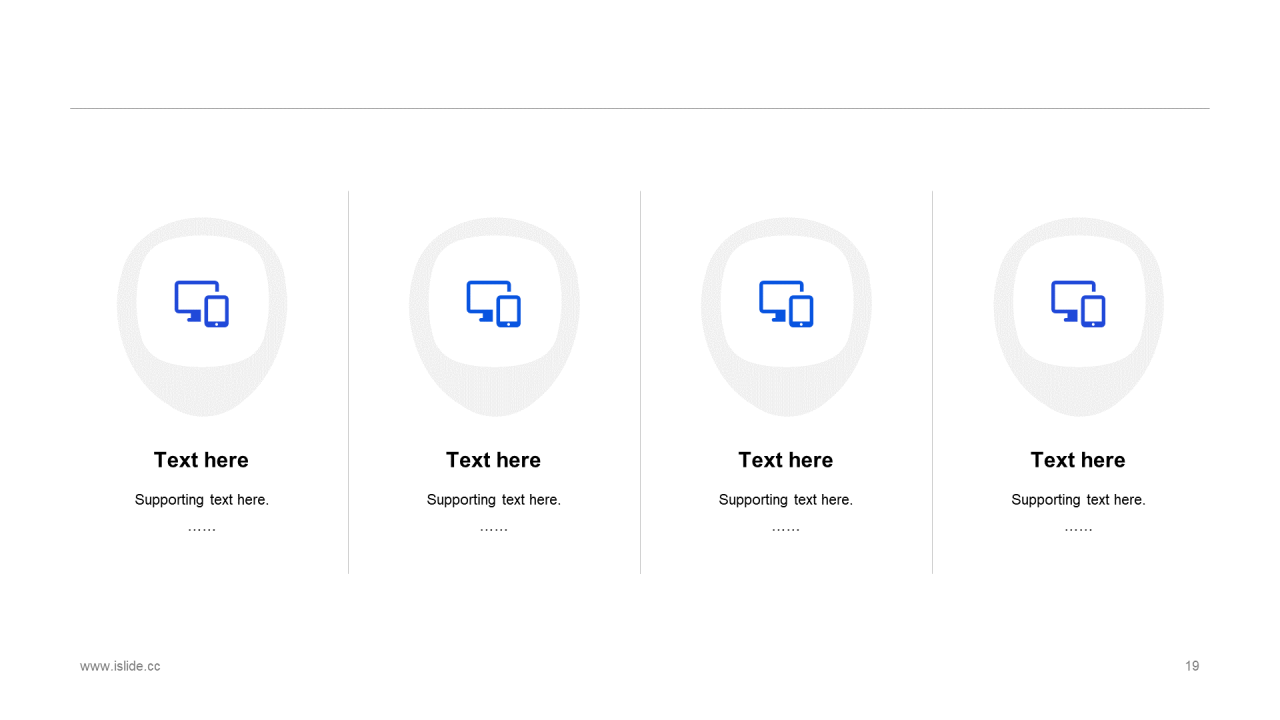 蓝色插画工作总结市场营销PPT案例