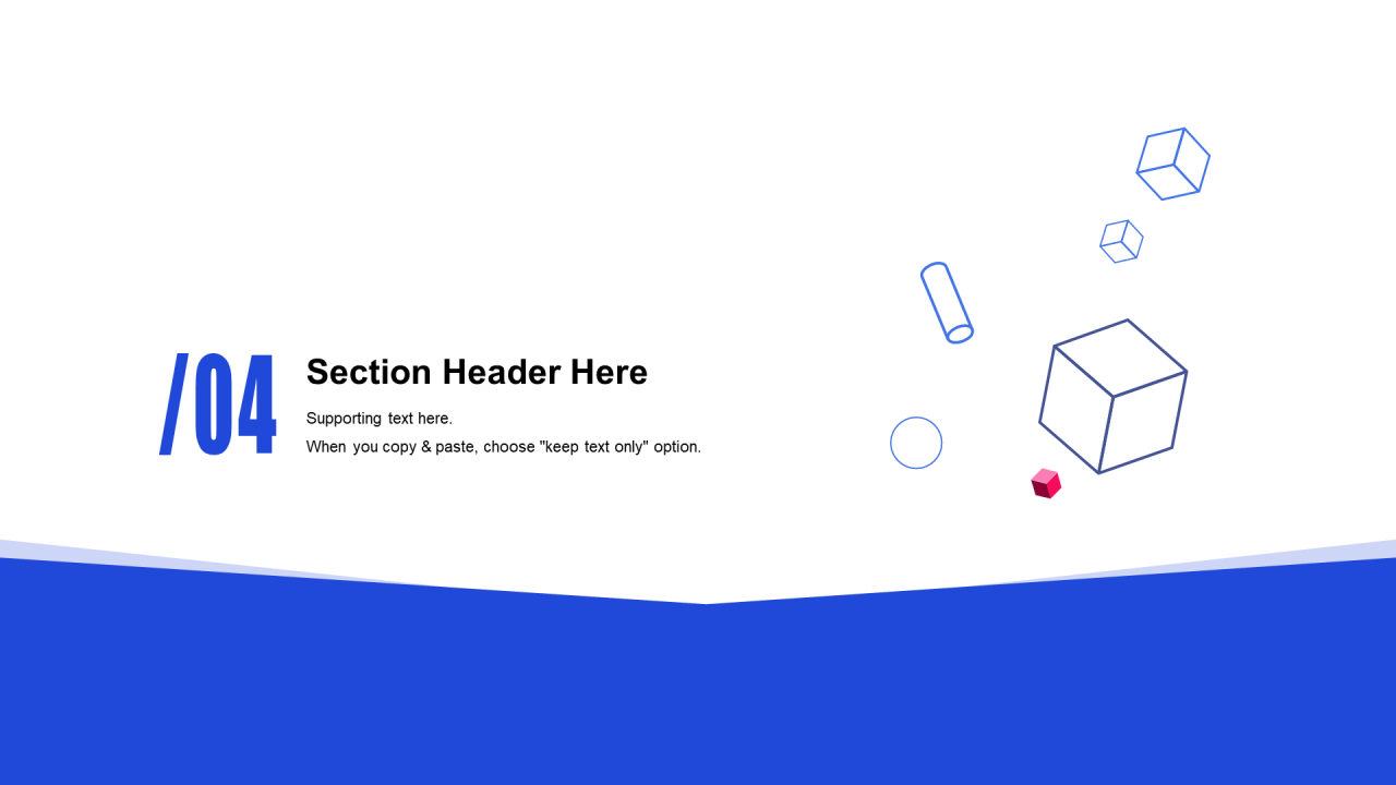 蓝色插画工作总结市场营销PPT案例