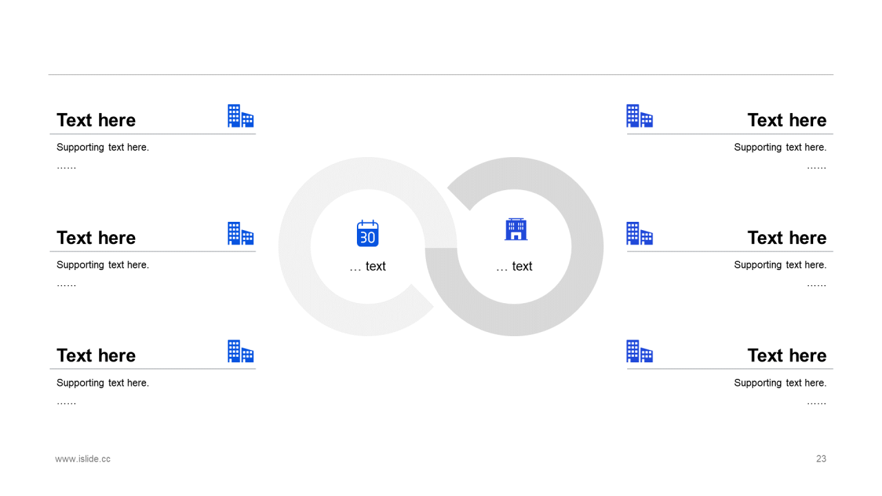 蓝色插画工作总结市场营销PPT案例