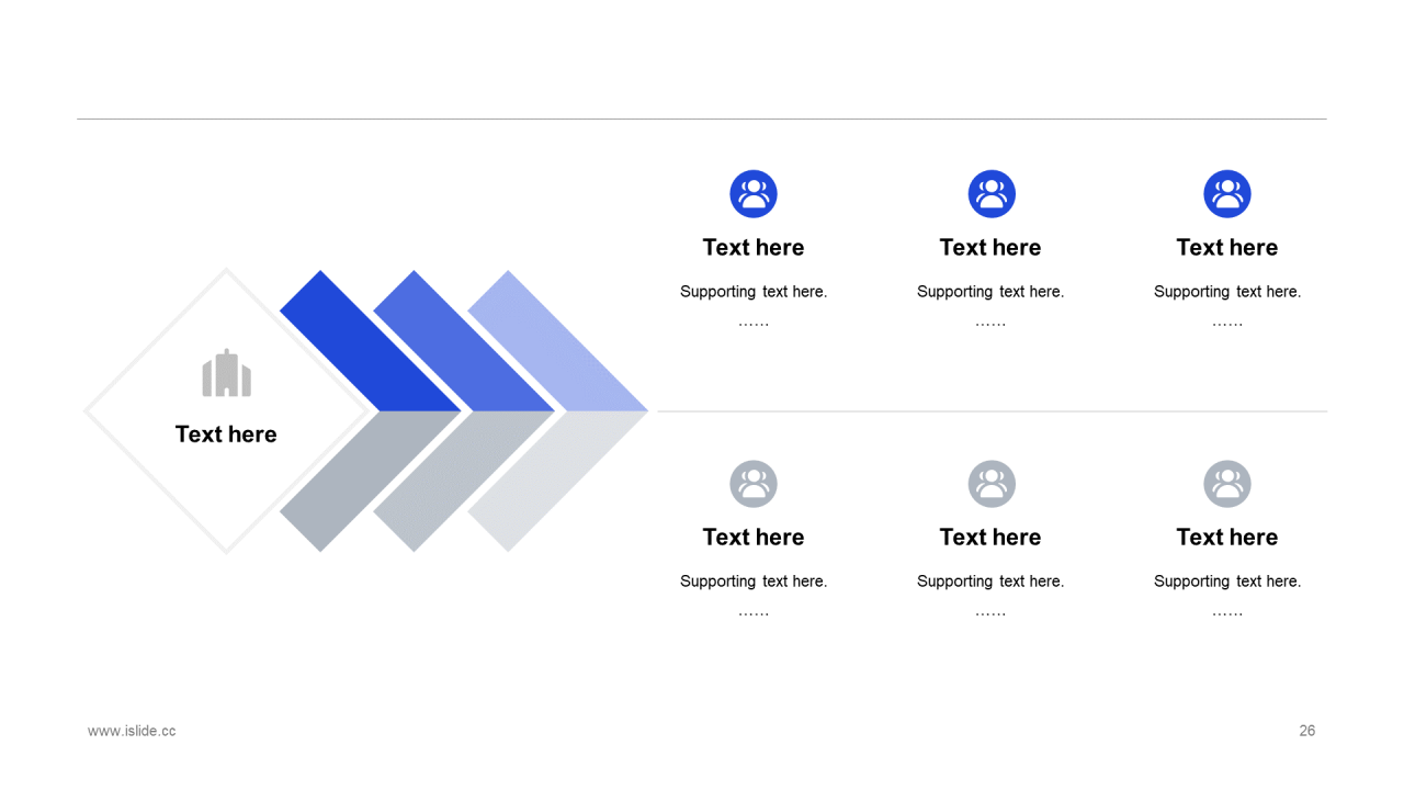 蓝色插画工作总结市场营销PPT案例