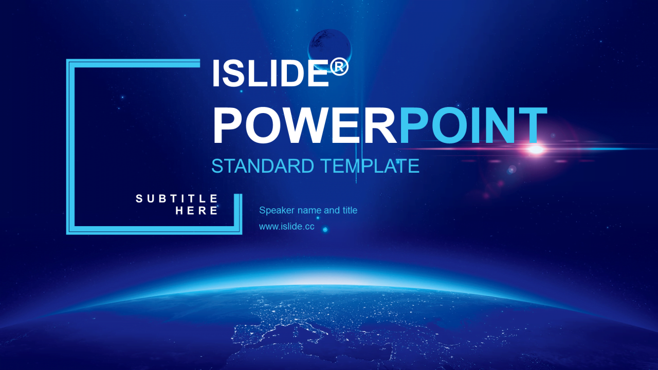 蓝色科技智能工作总结商业计划书PPT案例