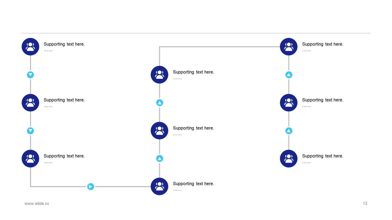 蓝色科技智能工作总结商业计划书PPT案例