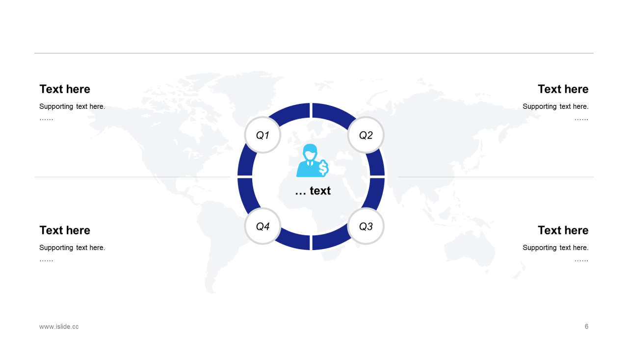 蓝色科技智能工作总结商业计划书PPT案例