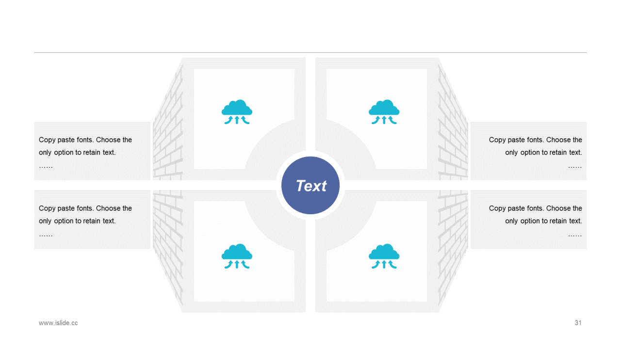 蓝色科技智能市场营销商业计划书PPT案例