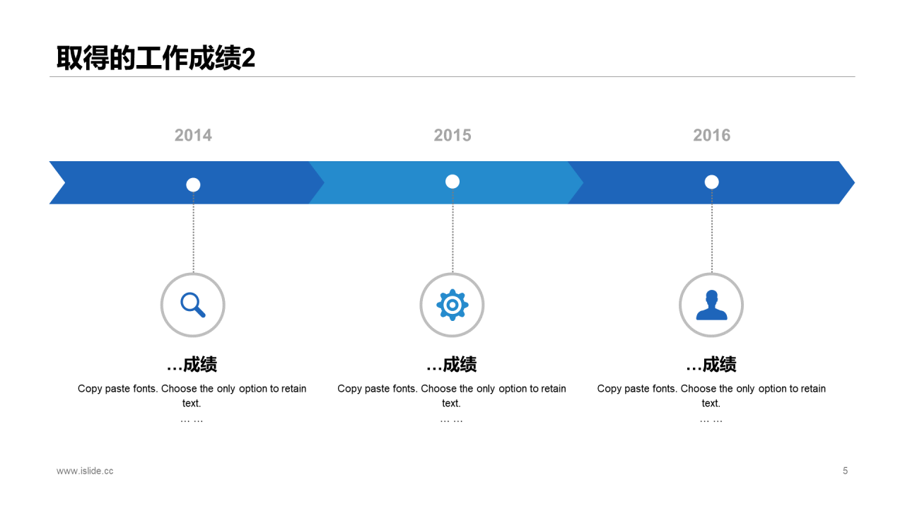 多色商务风公司个人季度工作总结PPT模板