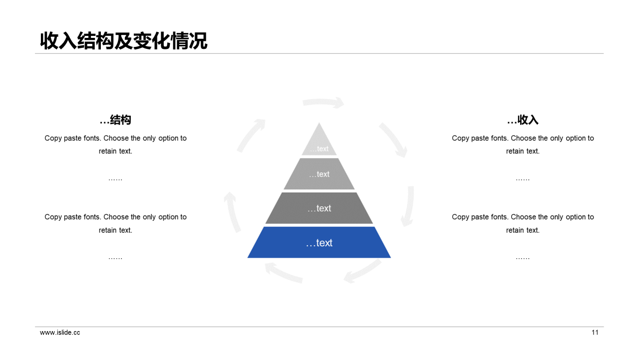蓝色商务工作总结培训课件PPT案例